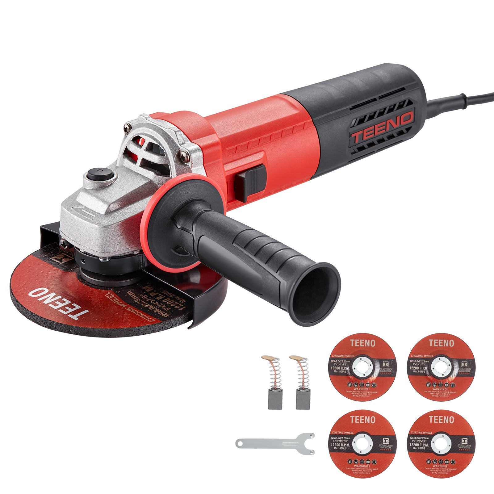 Meuleuse D'angle électrique VEVOR 115mm 1000W - Puissante, 12000 Tr/min