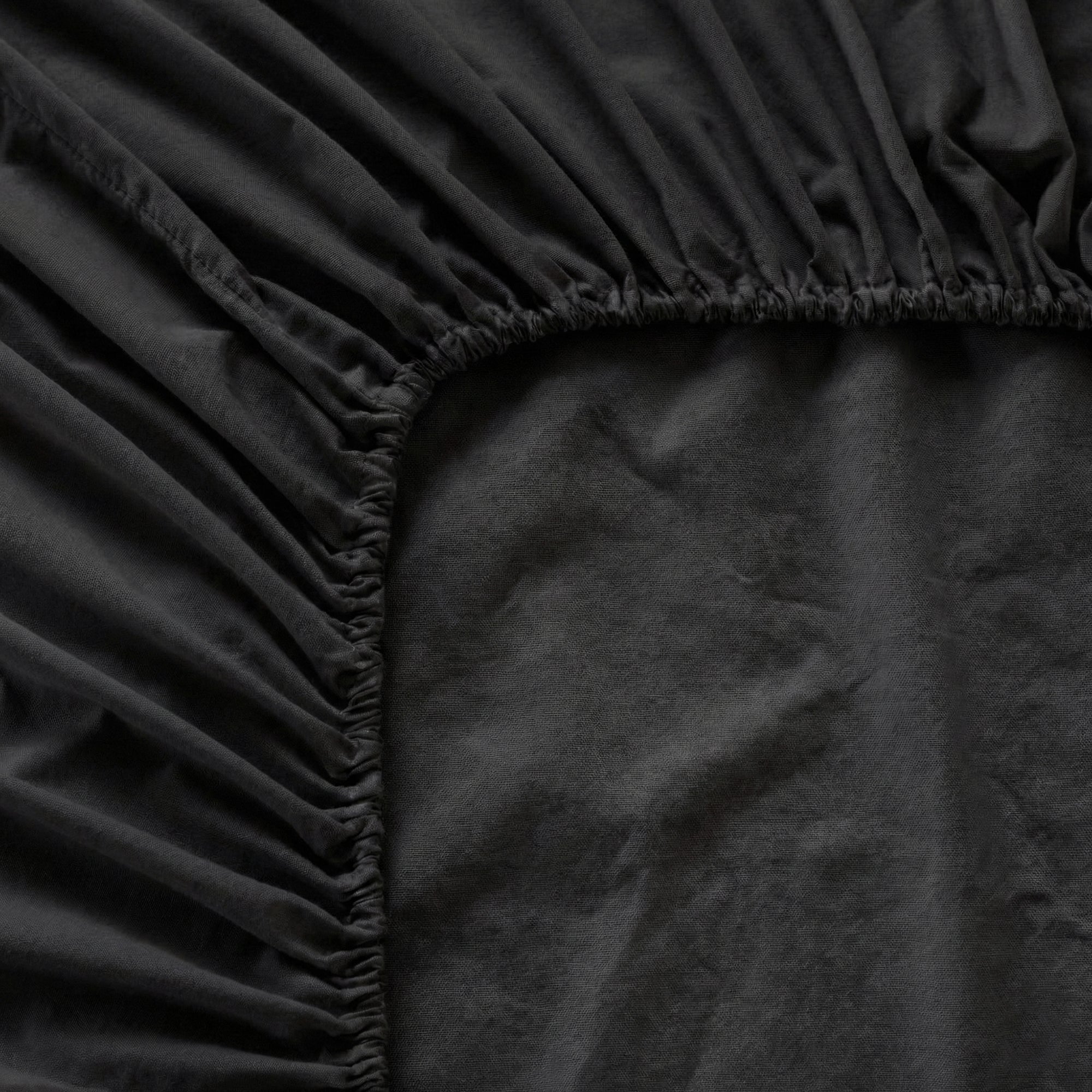 Basic Drap-housse Noir 140x200 - 4