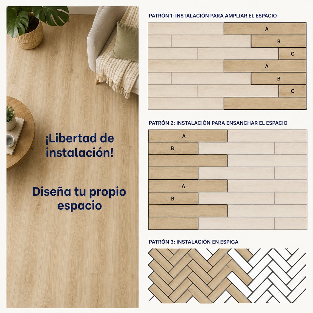 Arquiservi® - Piso Vinílico Autoadesivo em PVC Carvalho Dourado 2,5 m² - Sala de Estar e Quarto | Instalação Sem Obras - 5
