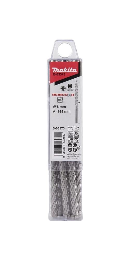 B-63373 Brocas para SDS-PLUS Némesis II 6x185 mm, 10 pçs