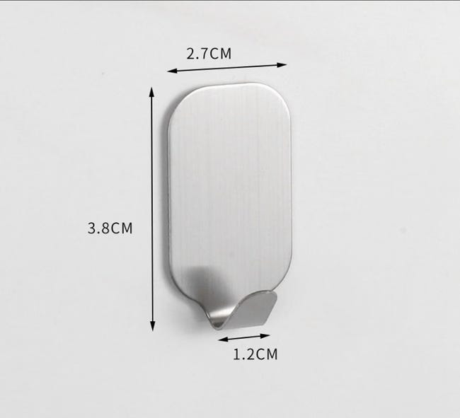 Caianwin 2 Pezzi Ganci Adesivi Acciaio Inox, Appendi Porta Asciugamani Inox Bagno Antiruggine Ganci Adesivi - Bagno e Cucina Porta Asciugamani Senza Trapano Caianwin 2 Pezzi Ganci Adesivi Acciaio Inox, Appendi Porta Asciugamani Inox Bagno Antiruggine Ganci Adesivi - Bagno e Cucina Porta Asciugamani Senza Trapano