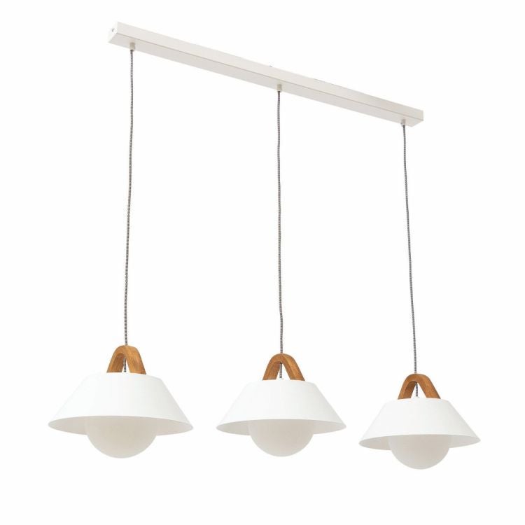 Lampa wisząca ALMITARA III biała