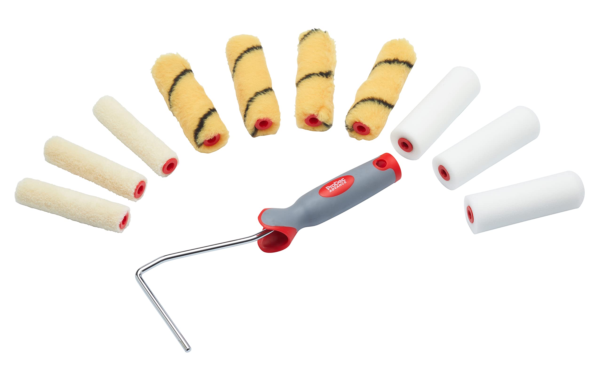 PRODEC, Set di mini-rulli per pittura, 10 pz.,10 cm- PRRF005 | Leroy Merlin