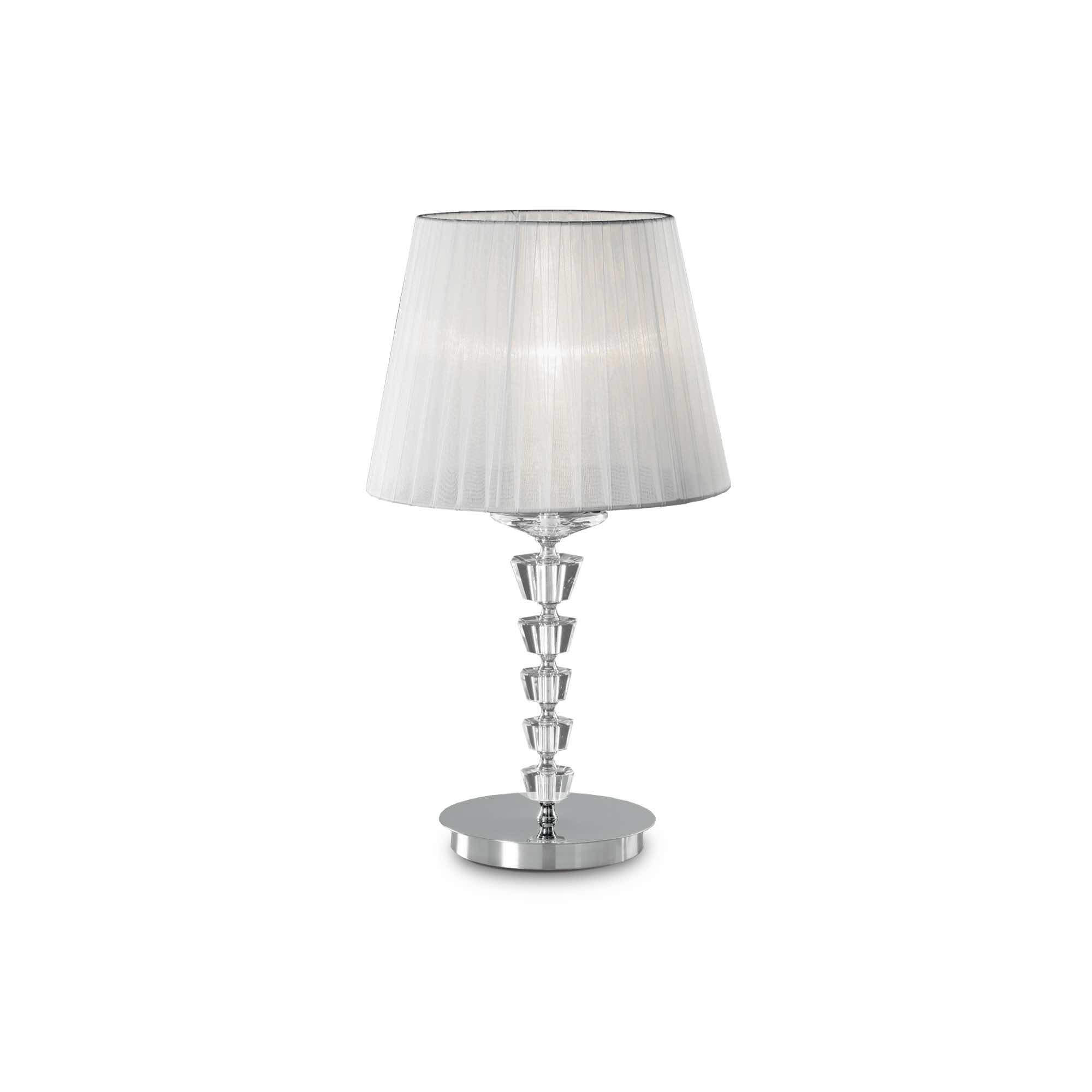Ideal Lux  Lampe De Table Blanche Pegaso 1 Ampoule En Métal , Leroy Merlin