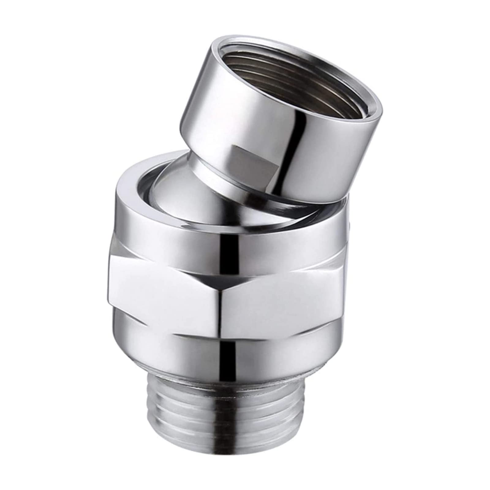 Connettore Doccia Giunto Sferico - In Ottone, Regolabile, Per Soffioni E Tubi Dell'Acqua - Foto 10