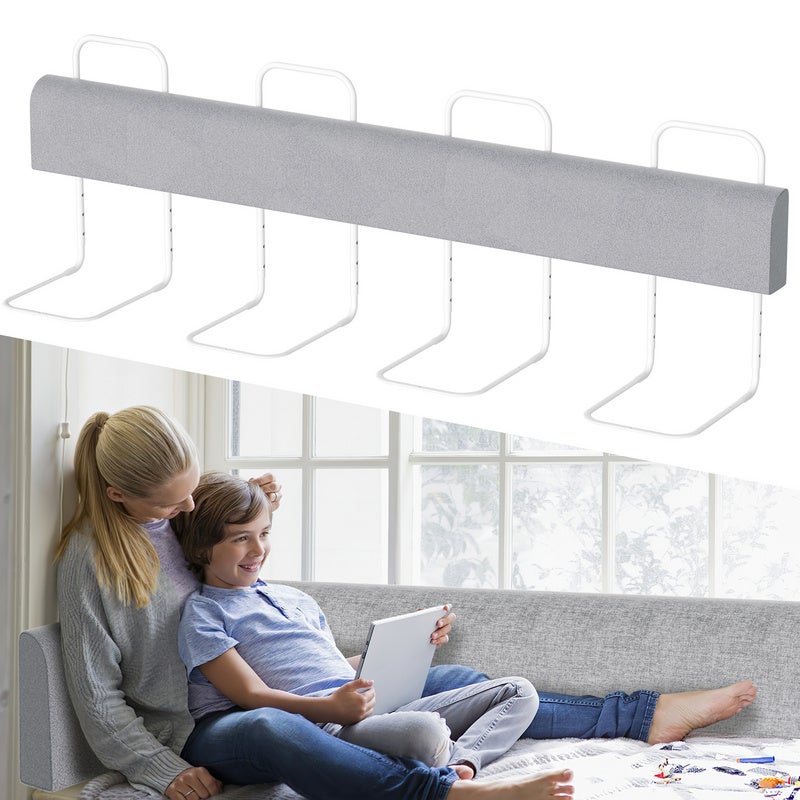 SWANEW 150 Cm - Barrière De Lit Protection Contre Les Chutes De Lit - 5 Réglable En Hauteur Deformable Extra Longue 88039352