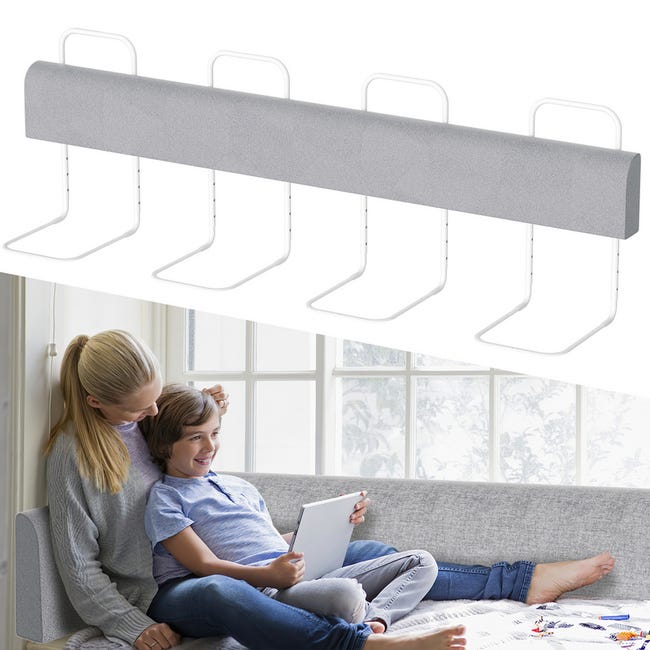 SWANEW 150 Cm - Barrière De Lit Protection Contre Les Chutes De Lit - 5 Réglable En Hauteur Deformable Extra Longue 88039352 SWANEW 150 Cm - Barrière De Lit Protection Contre Les Chutes De Lit - 5 Réglable En Hauteur Deformable Extra Longue 88039352