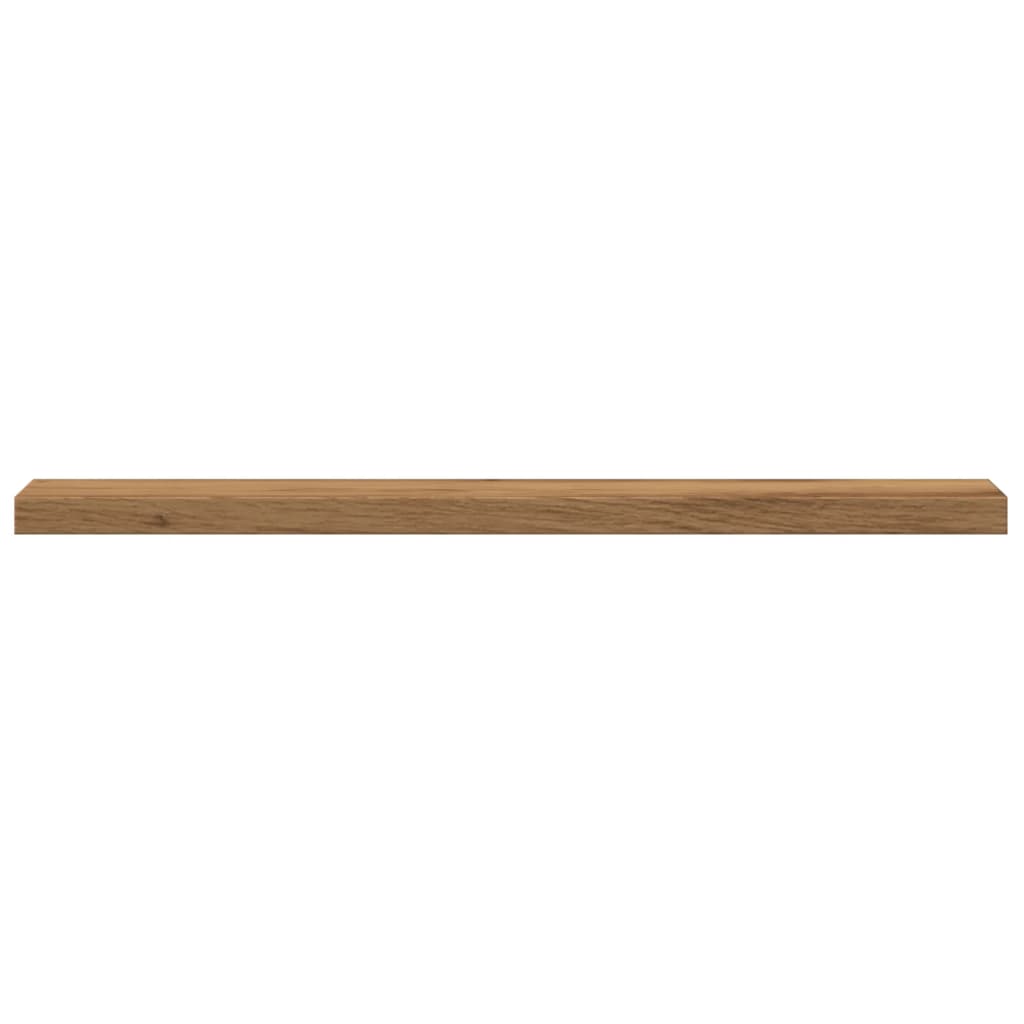 4 pcs Étagères murale | Étagère flottante | Étagères de rangements chêne artisanal 40x10x1,5 cm CFW54327 - 5