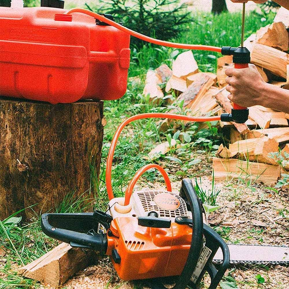 Pompe a Eau Manuelle, Pompe Vidange Huile Moteur, Pompe de Transfert de Carburant Essence Gasoil Fioul - 5