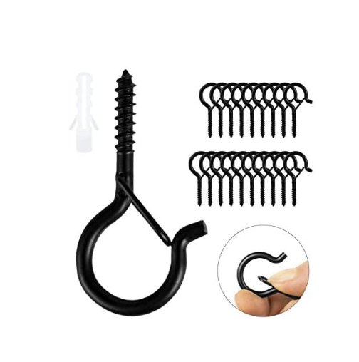 Q-Hook 25 Pezzi Ganci A Vite, Ganci Da Soffitto, Ganci A Vite Sospesi Ganci Da Parete Ganci A Vite Per Mulini A Vento Lanterne Cesti Per Piante 90663746