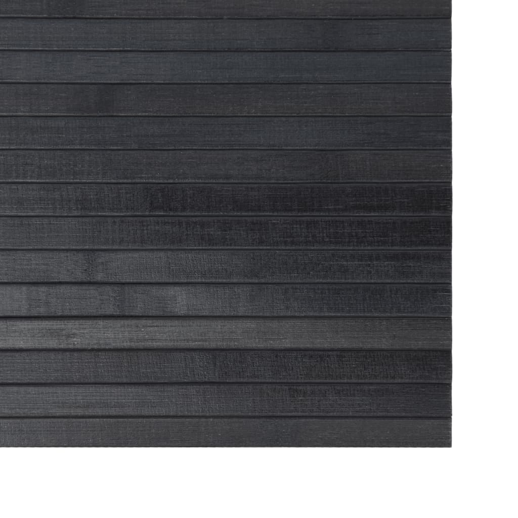 Tappeto Rettangolare Grigio 60x400 cm in Bambù vidaXL - 6