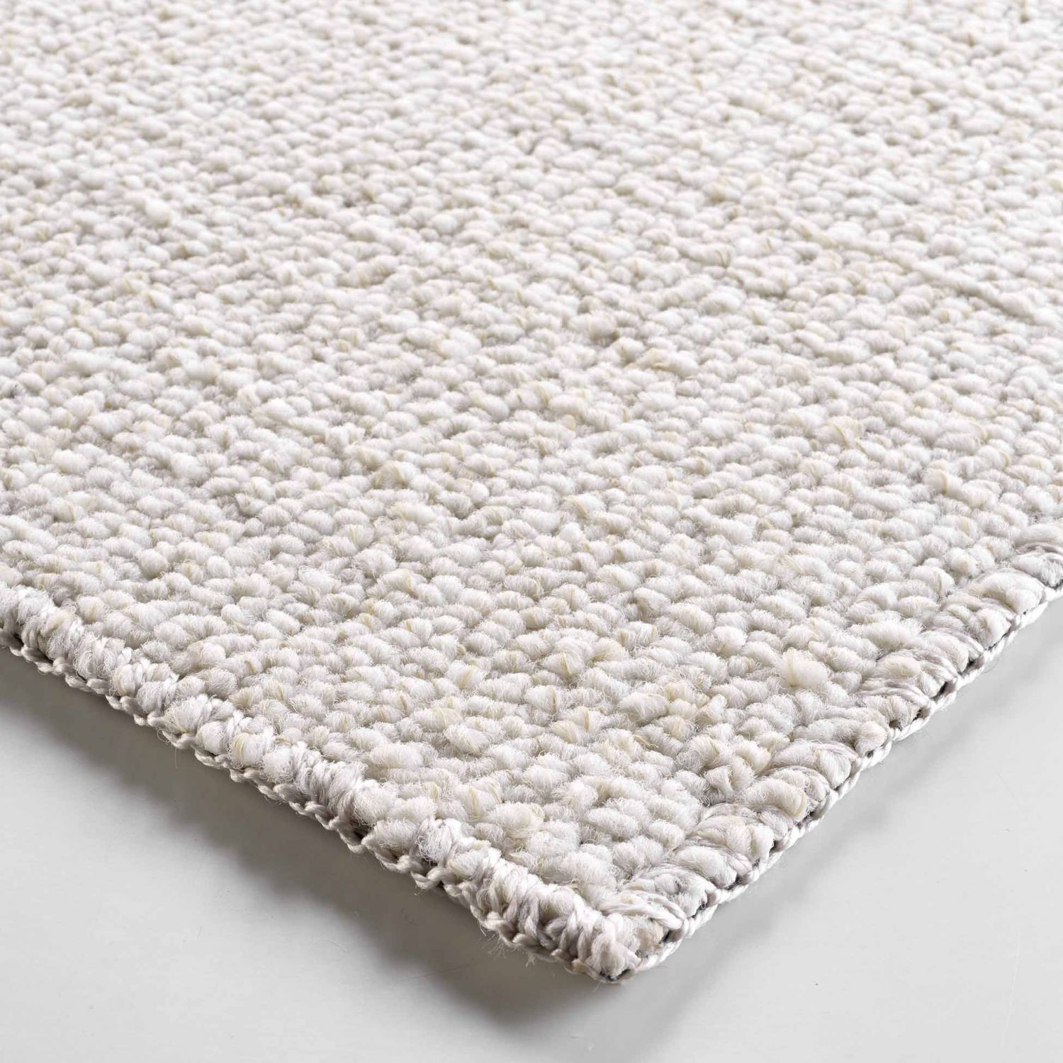 Tapis bouclette lavable - 160x230 cm - Beige - 4