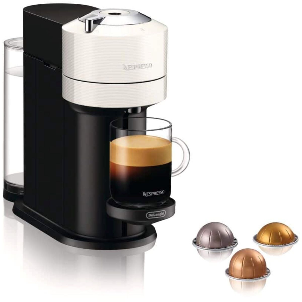 Nespresso DELONGHI NESPRESSO machine à capsules Vertuo Next blanc ...