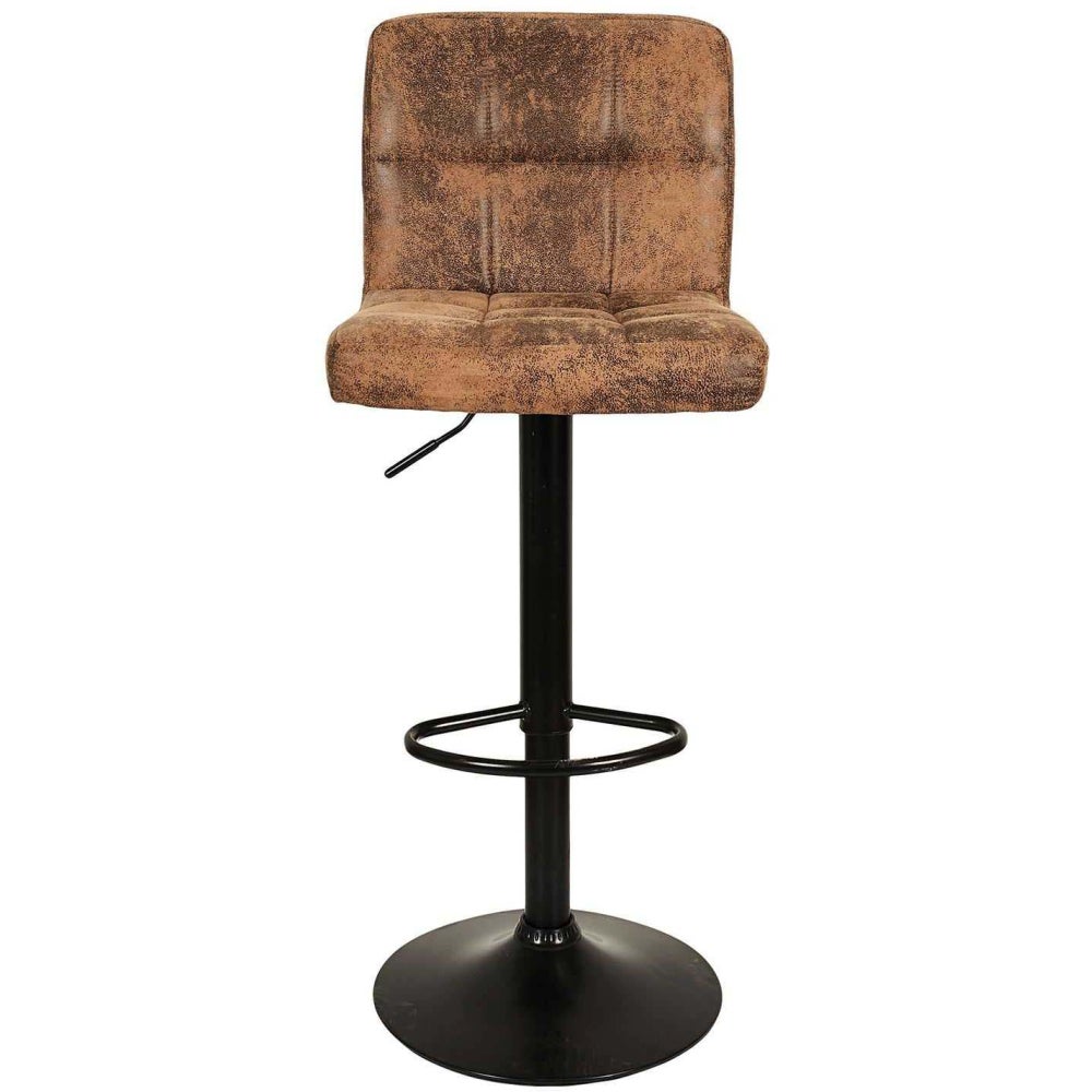 Lot De 2 Chaises De Bar - Home Deco Factory - Downtown - Réglables - Marron - 9