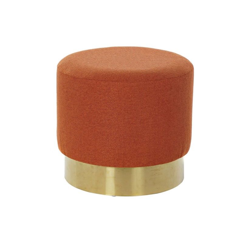Reposapiés dkd home decor dorado metal terracota 45 x 45 x 40 cm 8424001923854 s3033339 dkd home decor