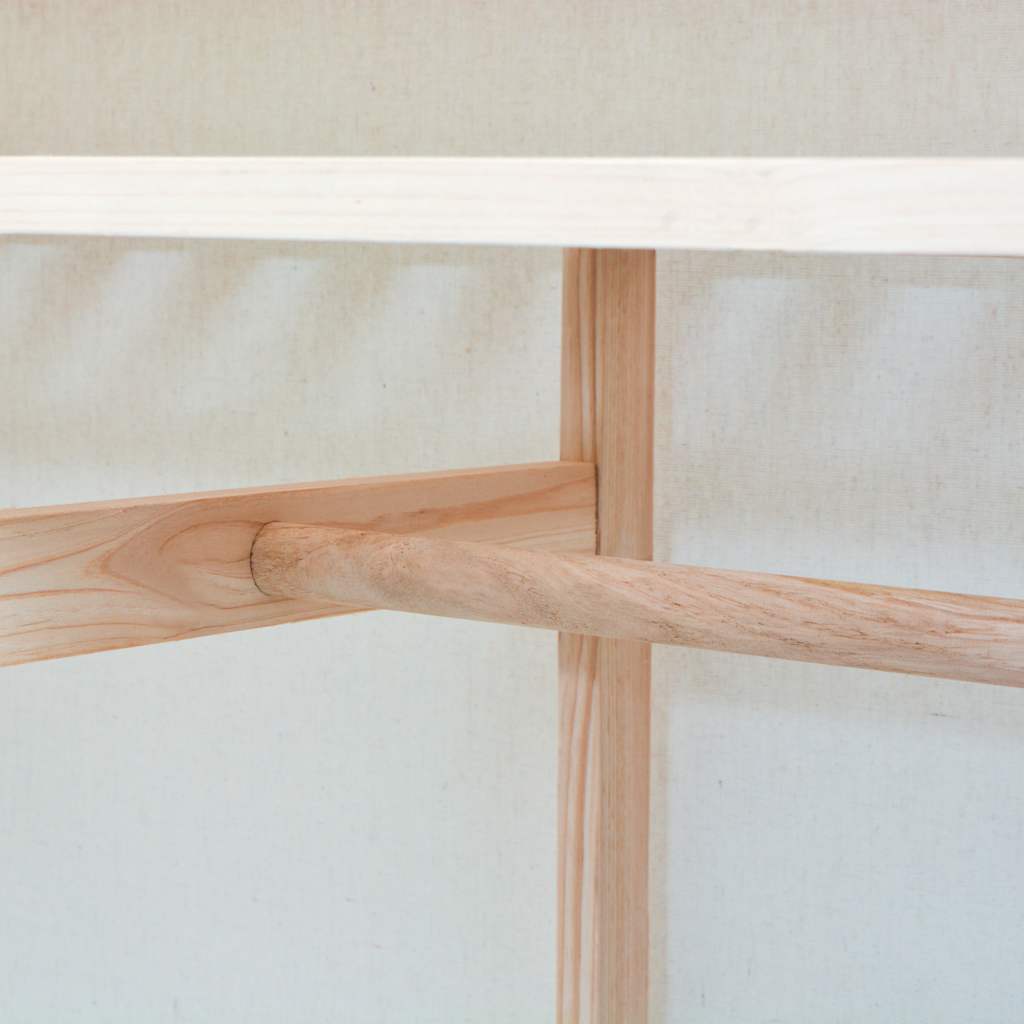 vidaXL Garde-robe en tissu et bois de pin 110x40x170 cm - 4
