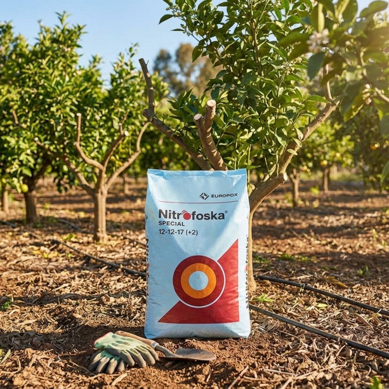 Engrais Nitrofoska Spécial 5 Kg 12 + 12 + 17 + 2 | Recommandé après la taille pour les arbres en phase de croissance - 5