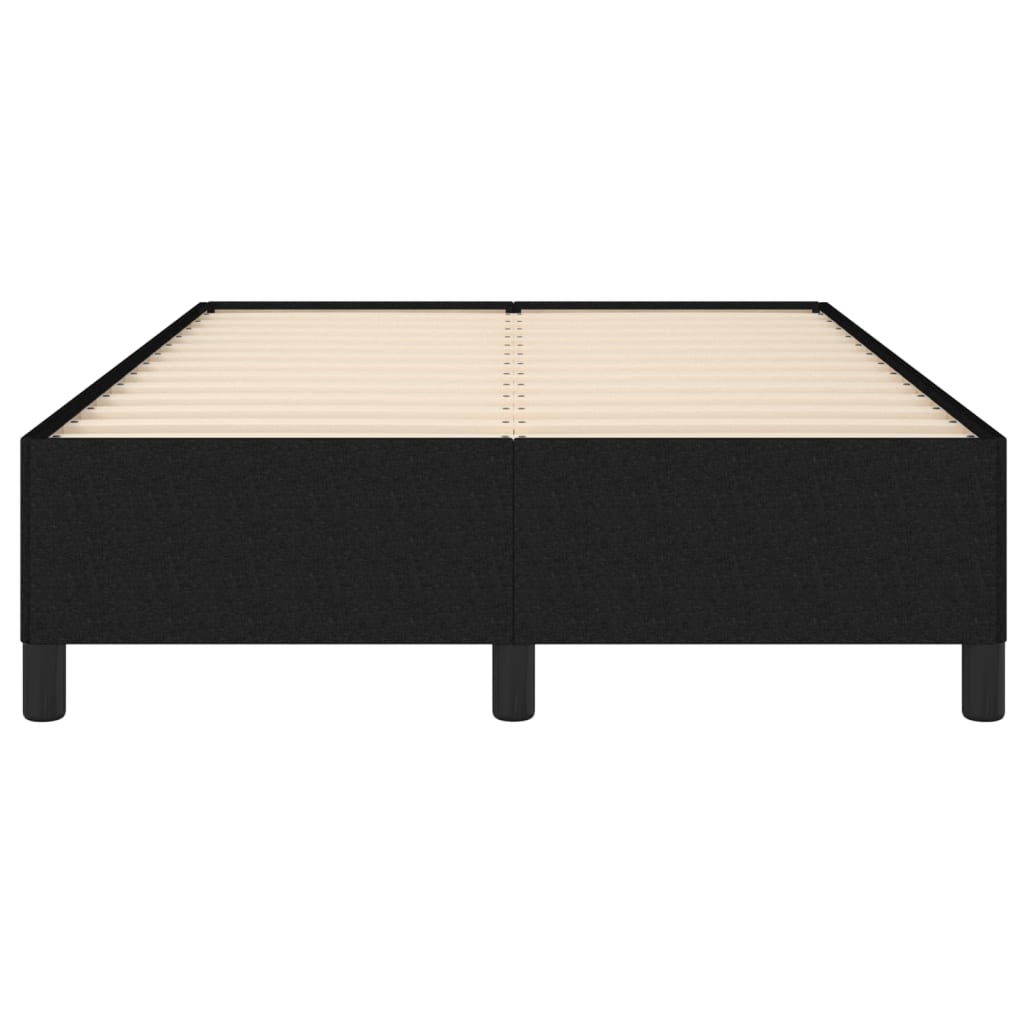 Cadre de lit sans matelas noir 120 x 190 cm en tissu - 5