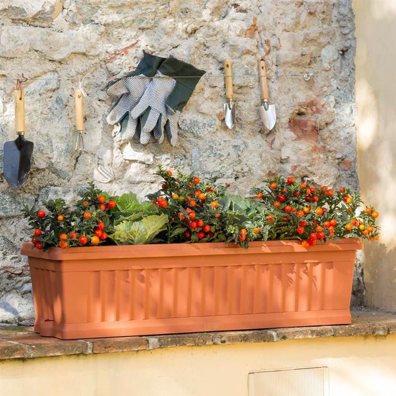 Jardinière - IRIS - 100 cm - Terracotta - 3
