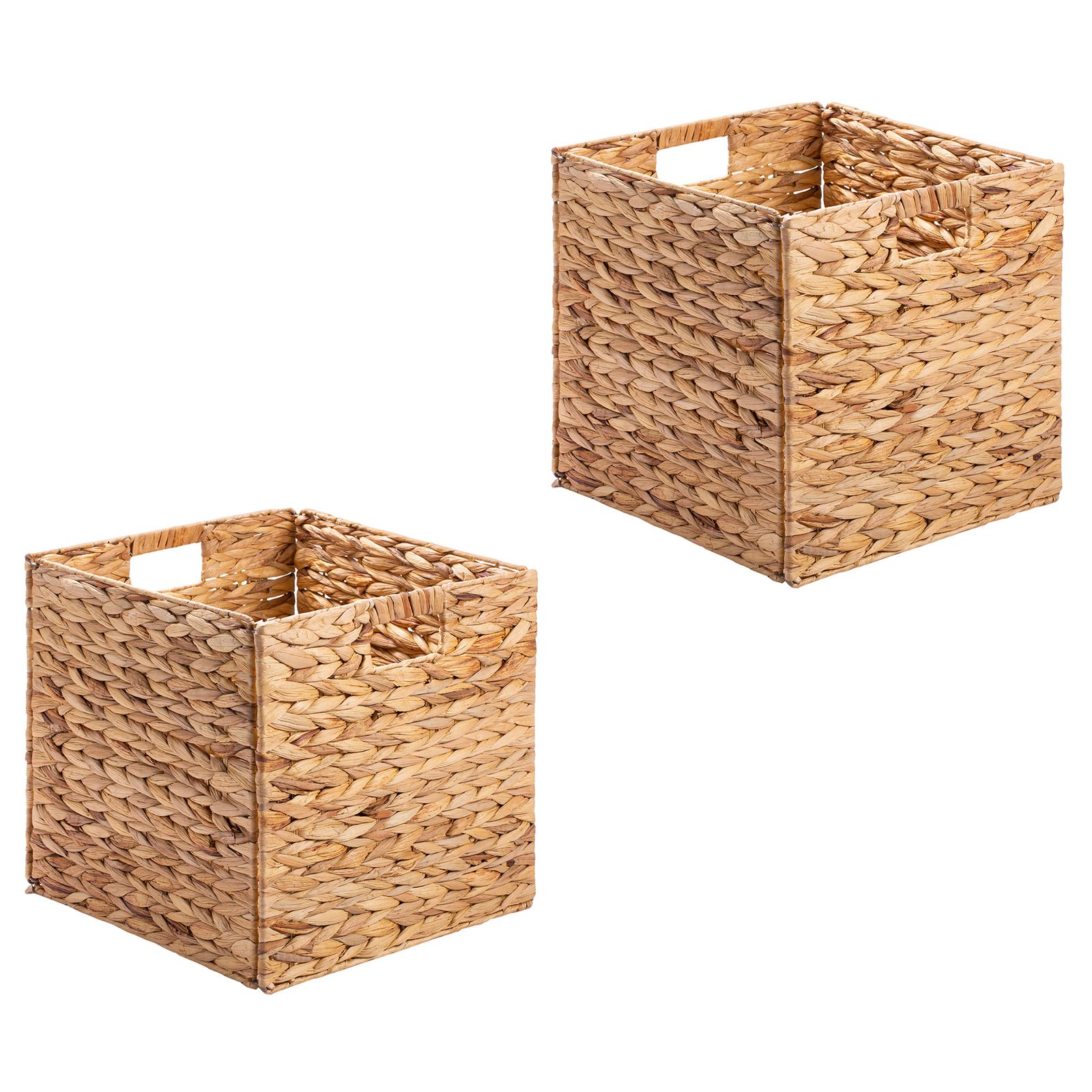 Lot De 3 Paniers En Jacinthe D'eau Naturels MINNOW