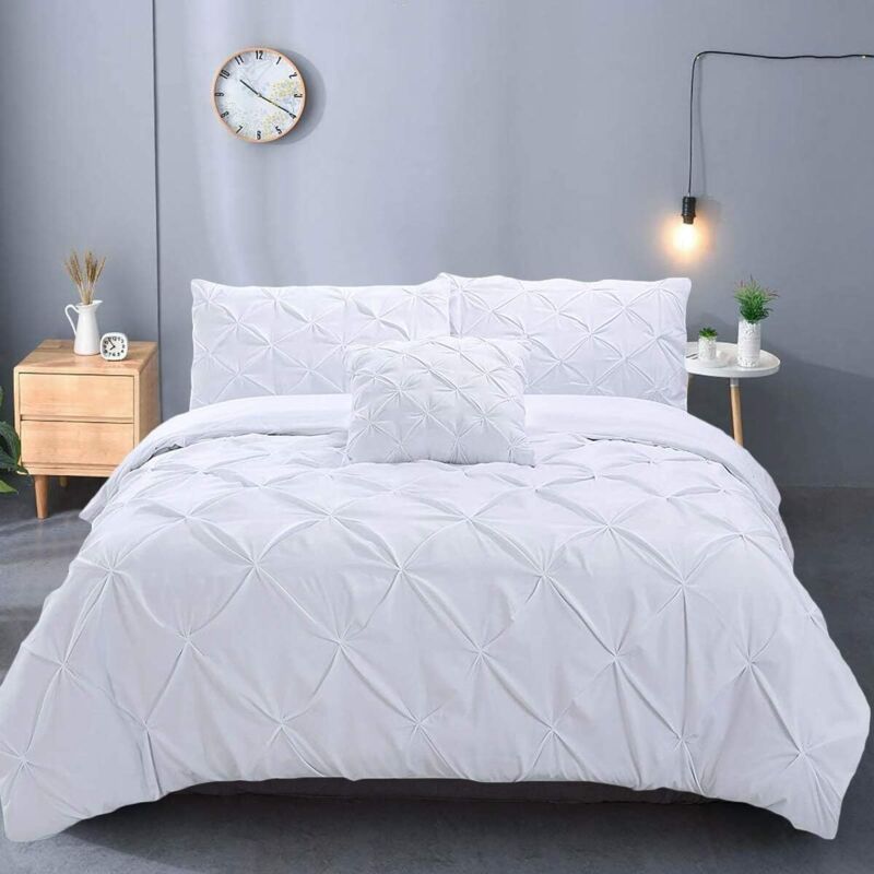 Set pilotă 3 piese White Pine Tuck, cu imprimeu, colecție Home Hotel, 200x200cm