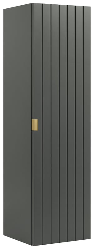 Słupek łazienkowy HARMO 110 cm zielony frezowany front lakierowany