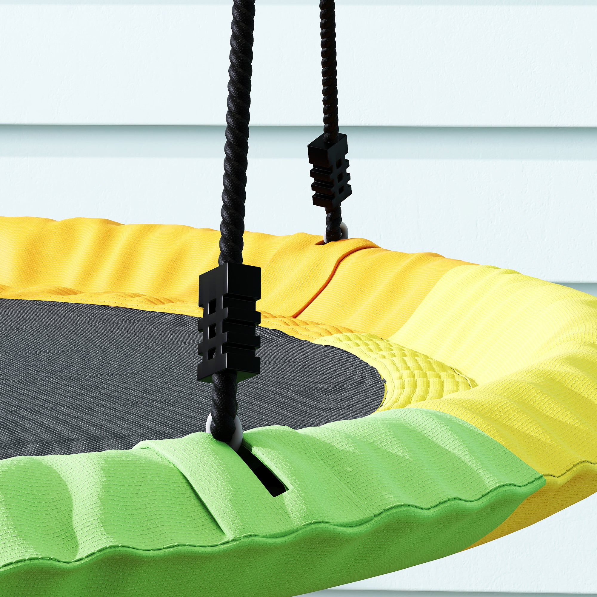 Baloiço Infantil AIYAPLAY Tecido Oxford, PE Multicolor 120x120x180 cm - 5
