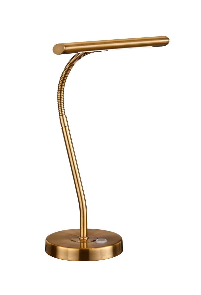 Lampa biurkowa Curtis złota LED 4W 3000K 400lm wym: 35 x 18 x 18 cm metal Trio