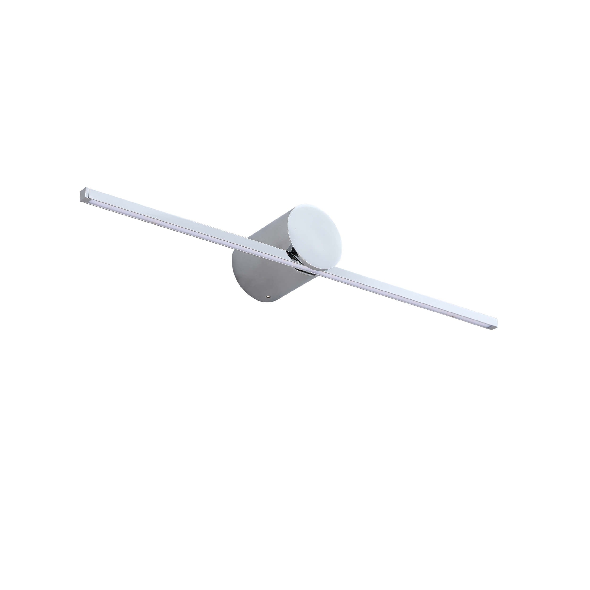 Kinkiet ścienny Modern chromowany LED 6W 3000K 800lm wym: 5,5 x 40 x 7,2 cm metal IP44 Light Prestige