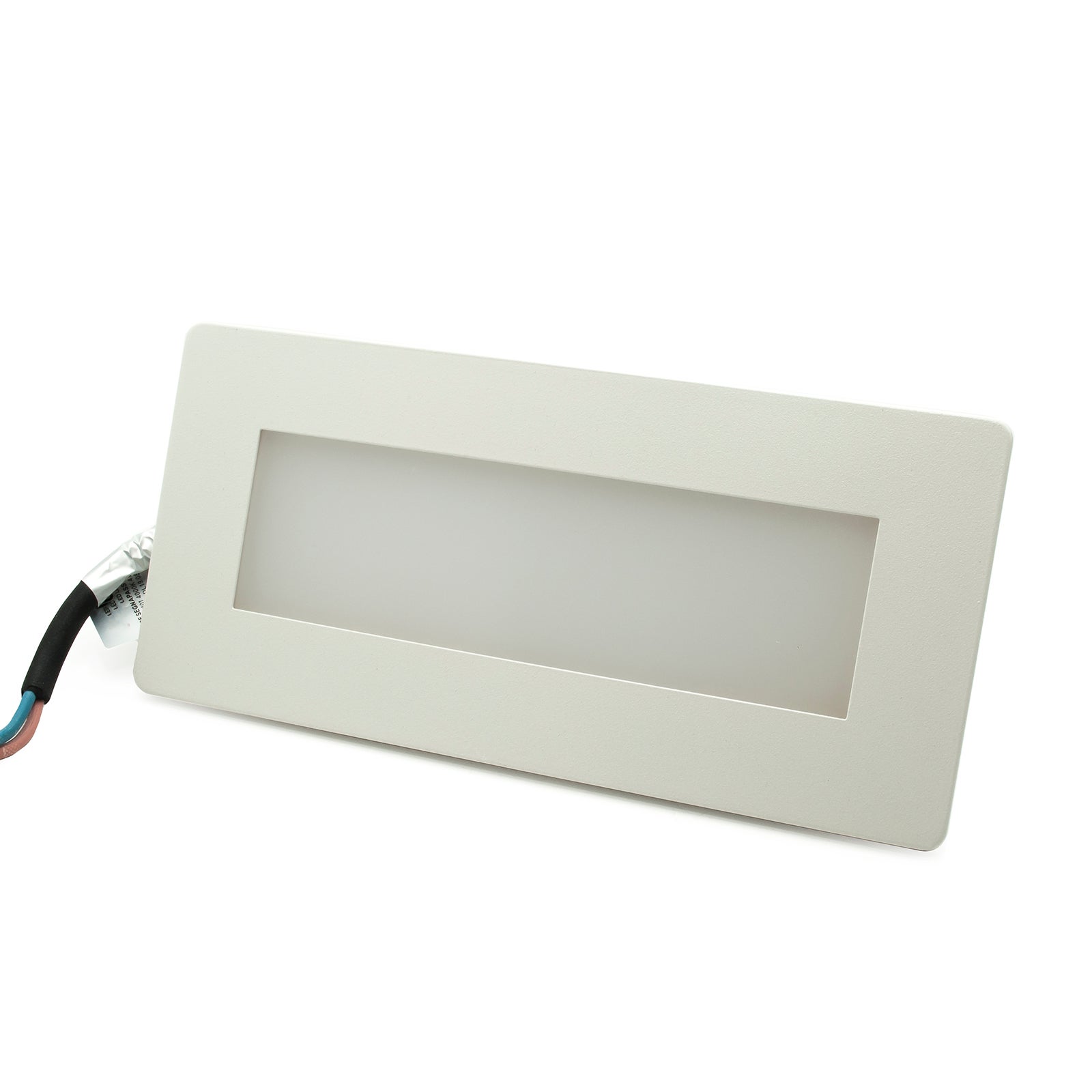 Faretto segnapassi LED 4W incasso luce muro cassetta 506 4000K bianco inox IP65 - 3