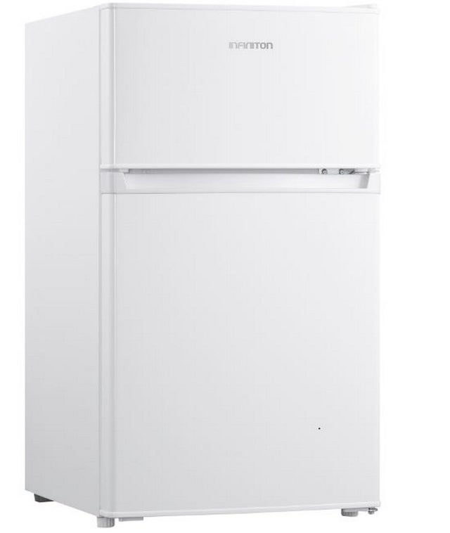 Frigorífico de duas portas INFINITON FG-A85B2P, 83 litros, 85 cm, Descongelação, E, Branco