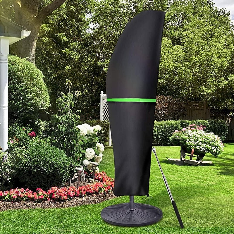 Pokrowiec na parasol ogrodowy - Wodoodporny pokrowiec na parasole ogrodowe i parasole ogrodowe - Czarny - 40*70*50 cm