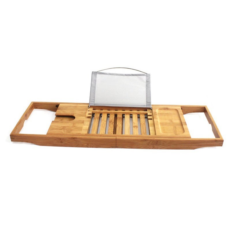 Plateau De Baignoire Extensible – Porte-vin, Compartiments Pour Livre