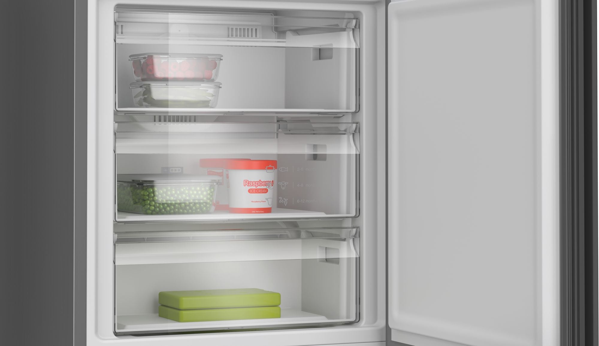 Bosch Serie 4 KGN49OCAF frigorifero con congelatore Libera installazione 311 L A Antracite - 7