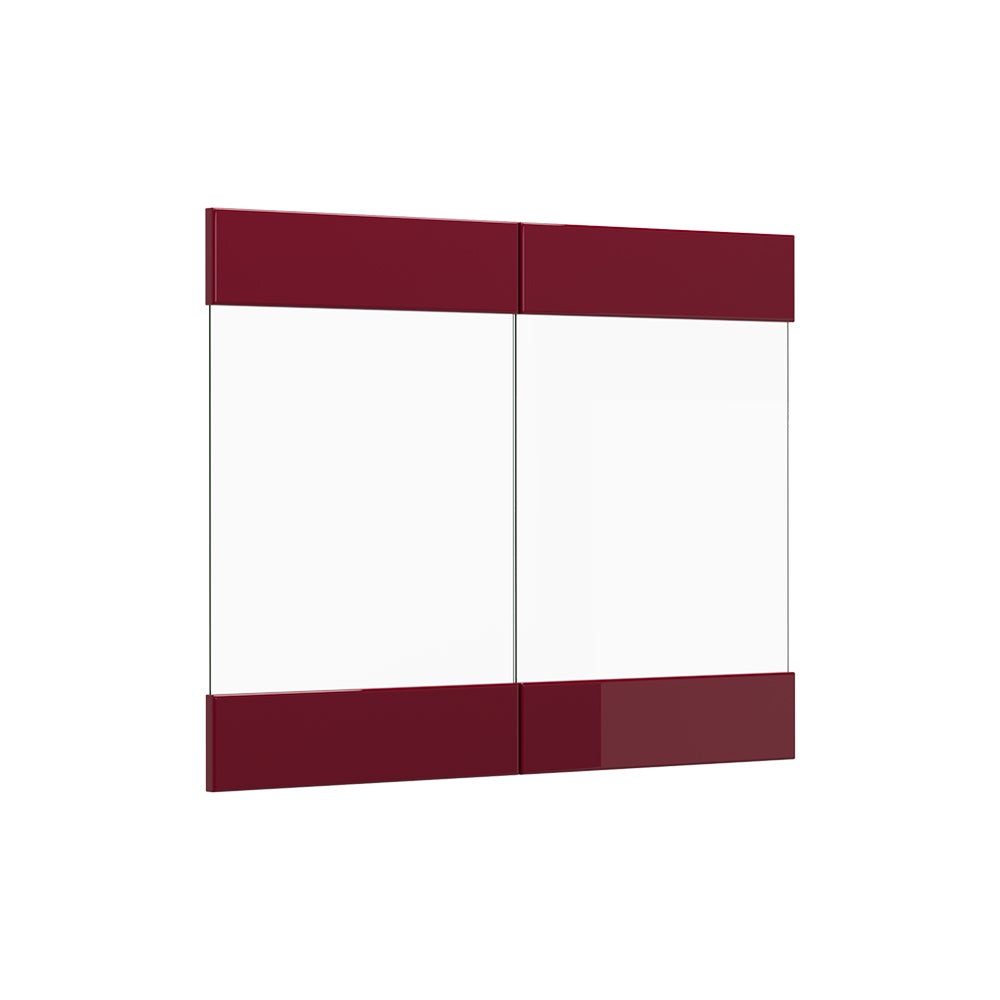 Vicco  Frente De Cocina R-Line, De Alto Brillo, 79.2 X 59 Cm Frente De Mueble Para Armario Mural Con Vitrina Rojo , Leroy Merlin