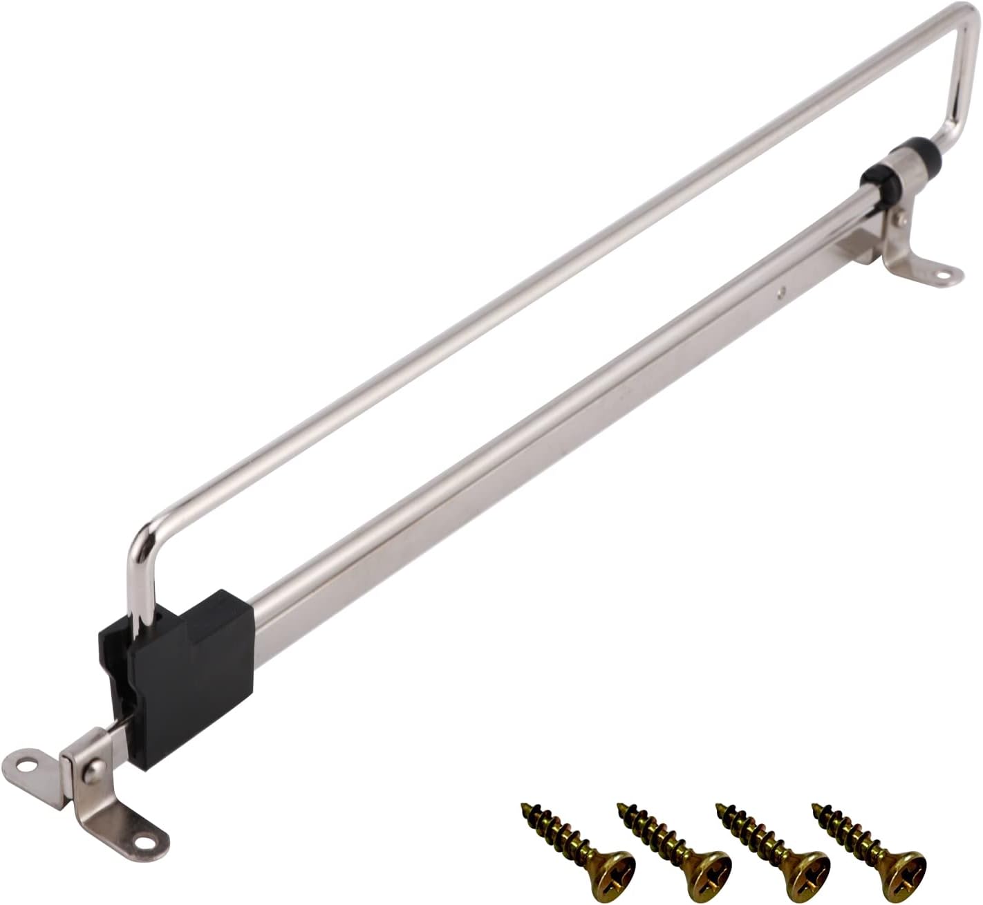 Bastone appendiabiti telescopico per armadi (30 cm), retrattile ed estensibile, ideale per appendere facilmente i vestiti - 2
