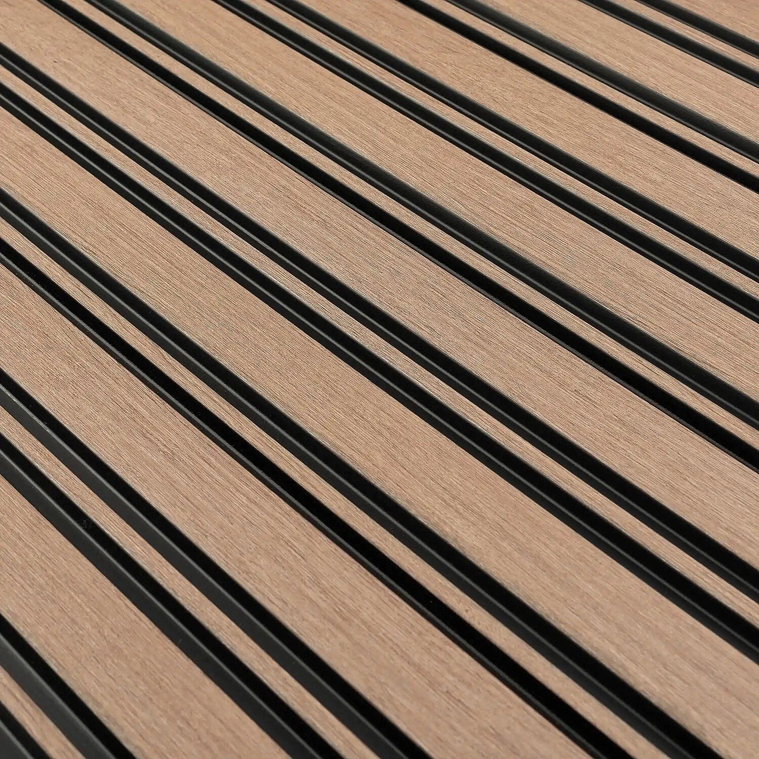 Lame Murale Effet Tasseau BLOIS CHÊNE & NOIR 12,2x270x1,2 cm - Maison du Revêtement - 2