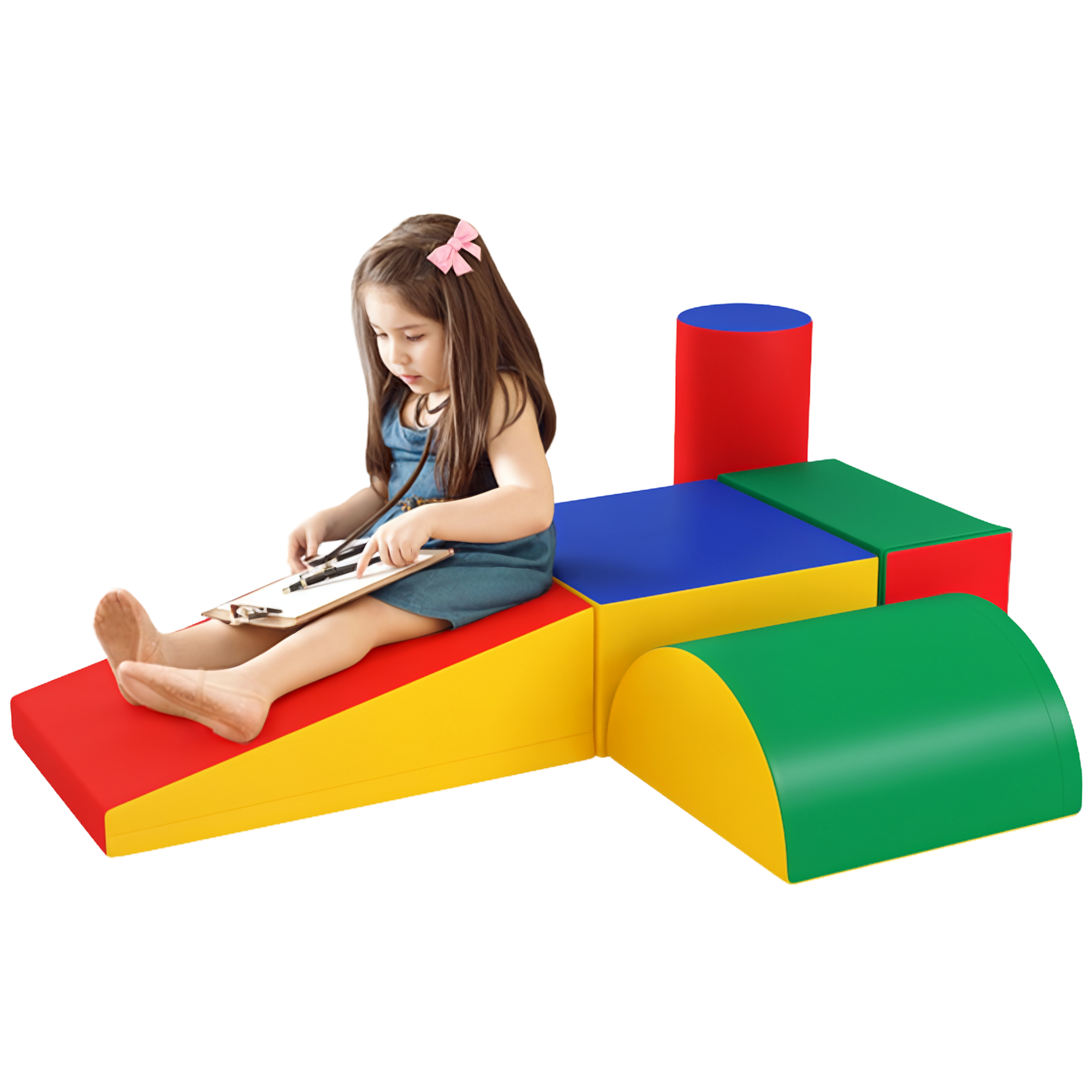 12 Blocs De Construction En Mousse 15x15x15 Cm – Jouets Sensoriels Doux, Couleurs Vives, Motricité, Dès 1 An
