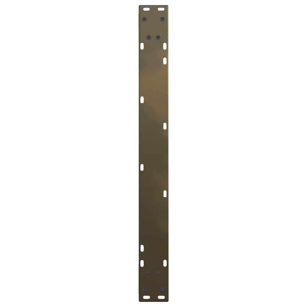 Maison Exclusive - Pieds de table à manger en forme de V, 3 pièces, acier l, 90 x (72-73,3) cm - 7