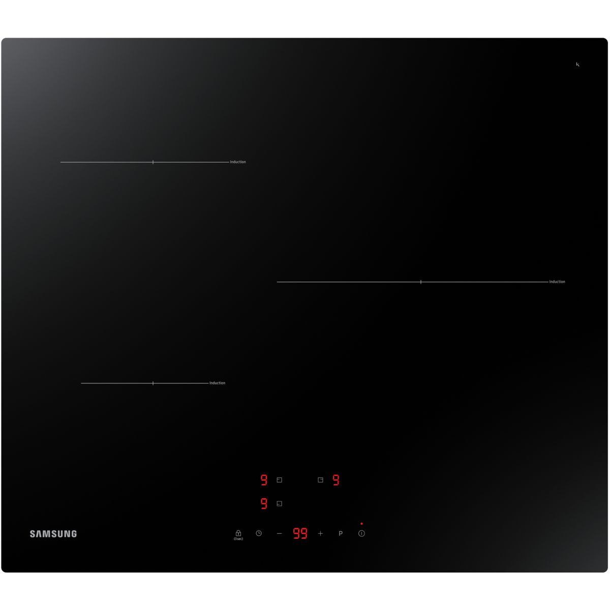 Płyta indukcyjna Samsung NZ63T3706A1 3 pola Moc 7200W