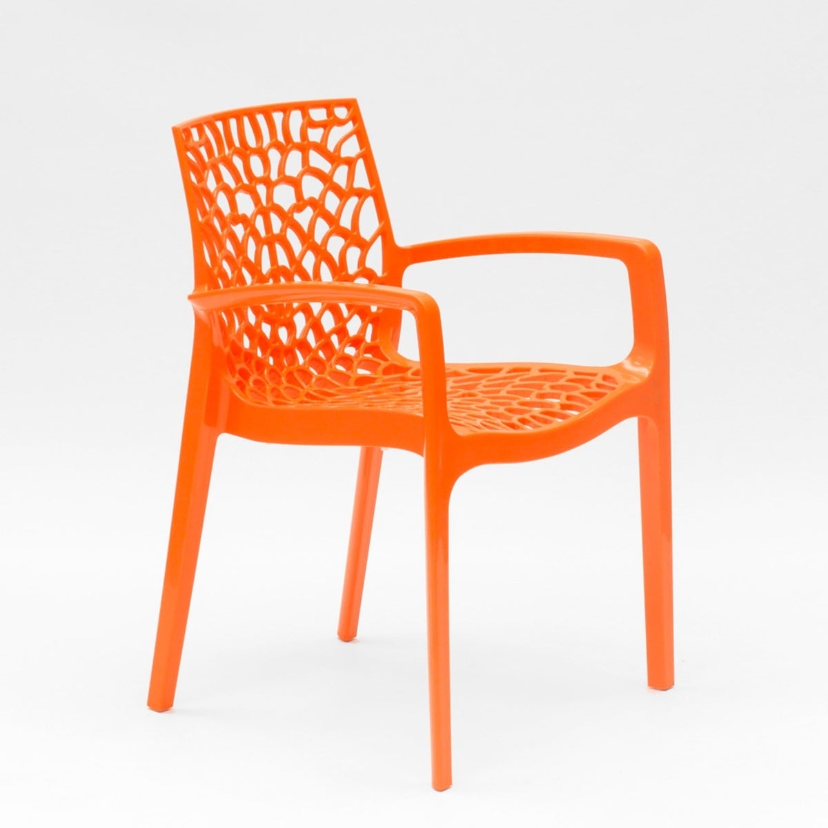 Chaise en polypropylène accoudoirs jardin café Grand Soleil Gruvyer Arm - 5