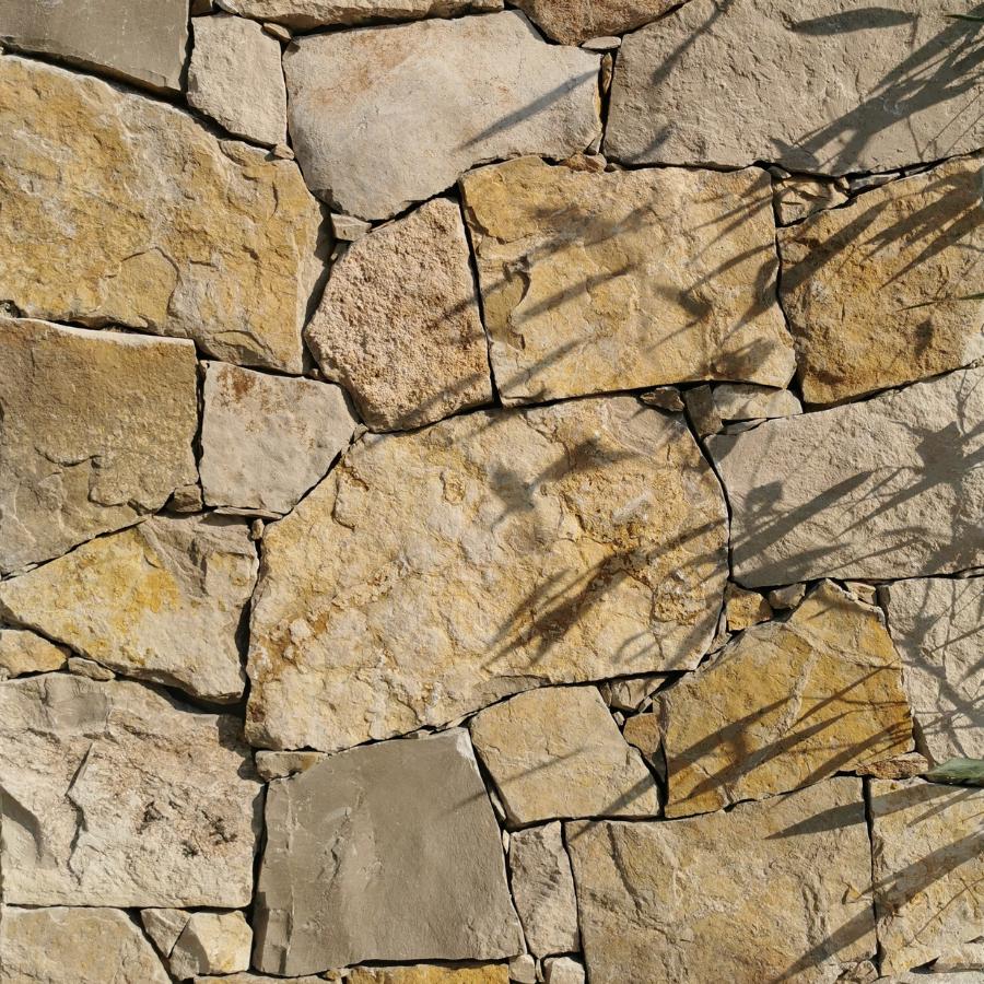 Pierre de parement naturelle brune 1/2 cm - Vendu au m² - 6