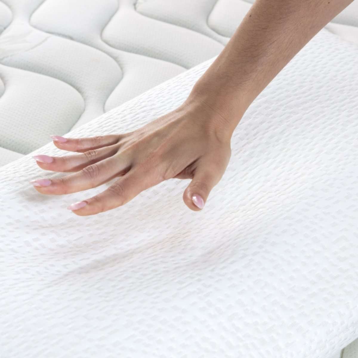 Nalui Almohada Viscoelástica Agatha Blanco con Doble Funda (Firmeza Media) - 3