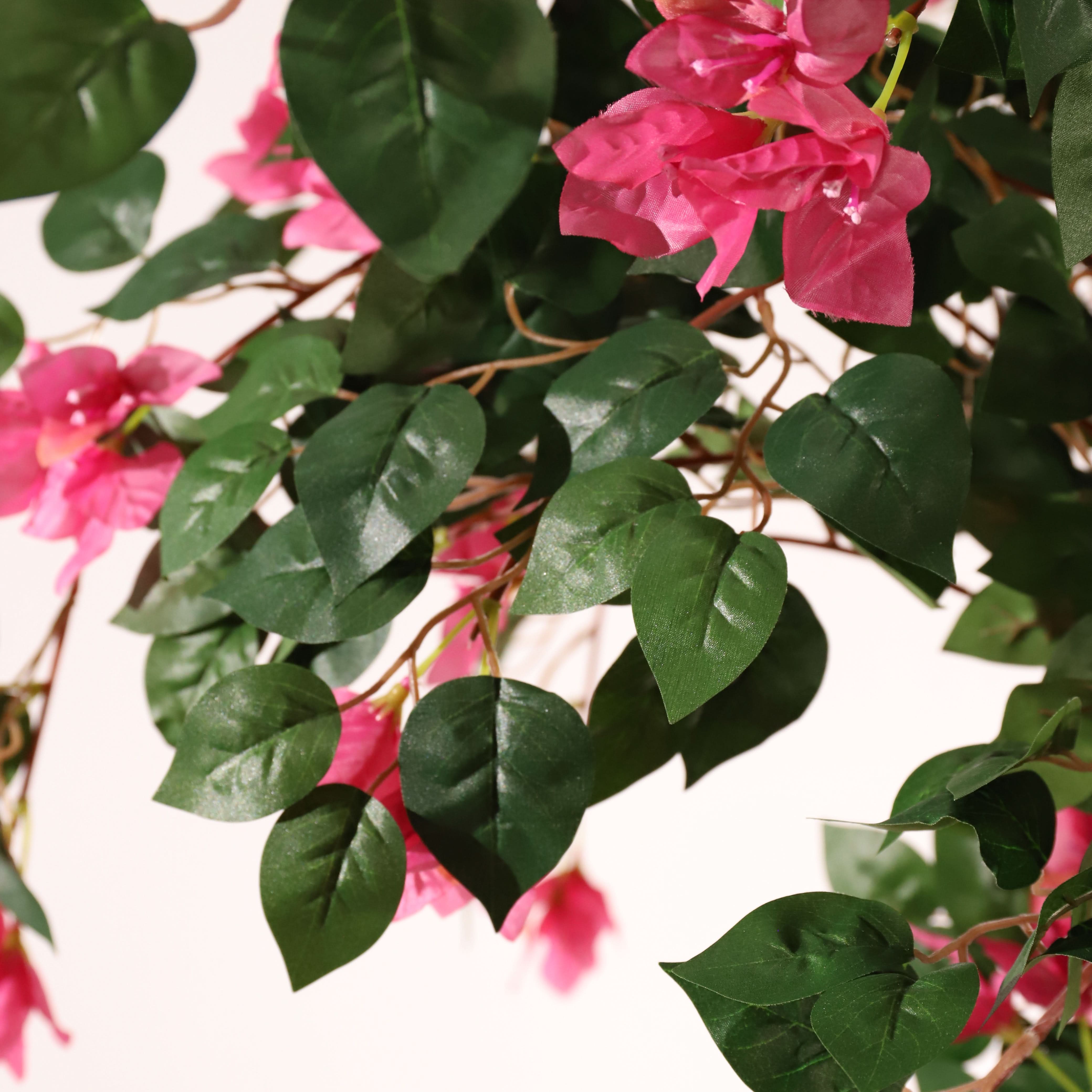 Planta artificial Buganvilla trenzada 185 cm | Naturing Monde - Para interior - Tronco natural - En maceta - 8