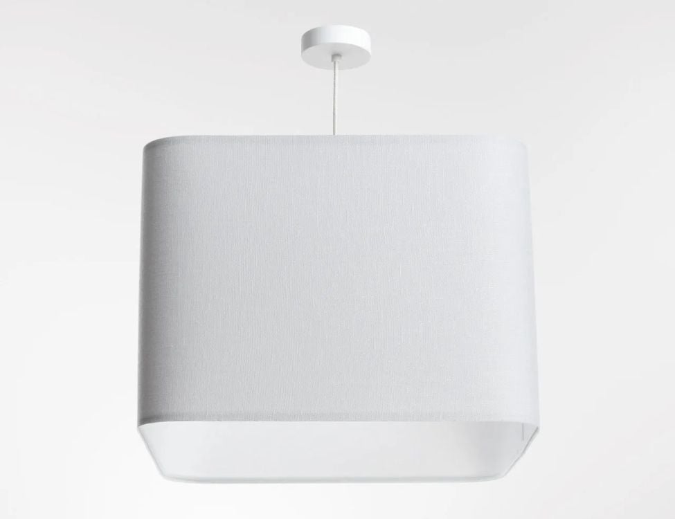 Lampa wisząca KWADRO LEN 008-40w25 biała