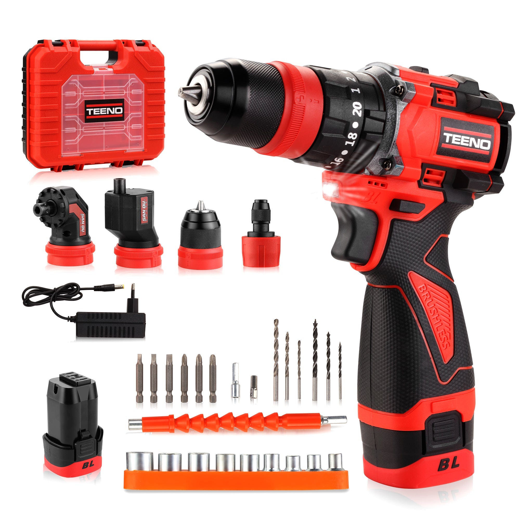Perceuse Visseuse Sans Fil TEENO - OUTILS Perceuse Visseuse Sans Fil TEENO - OUTILS