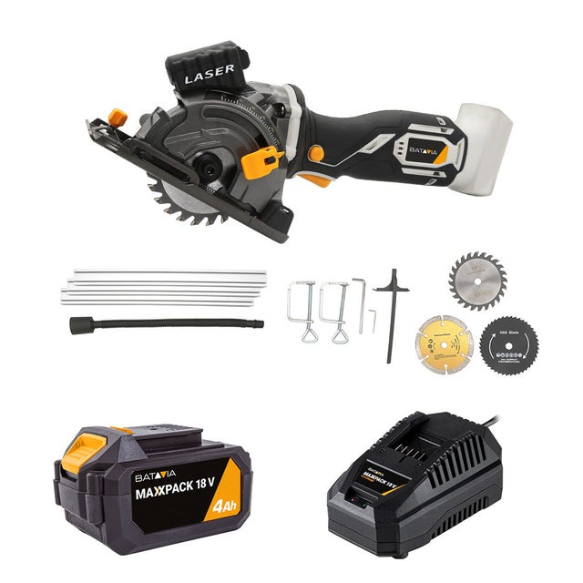 18V Mini scie circulaire sans fil 89 mm Batavia