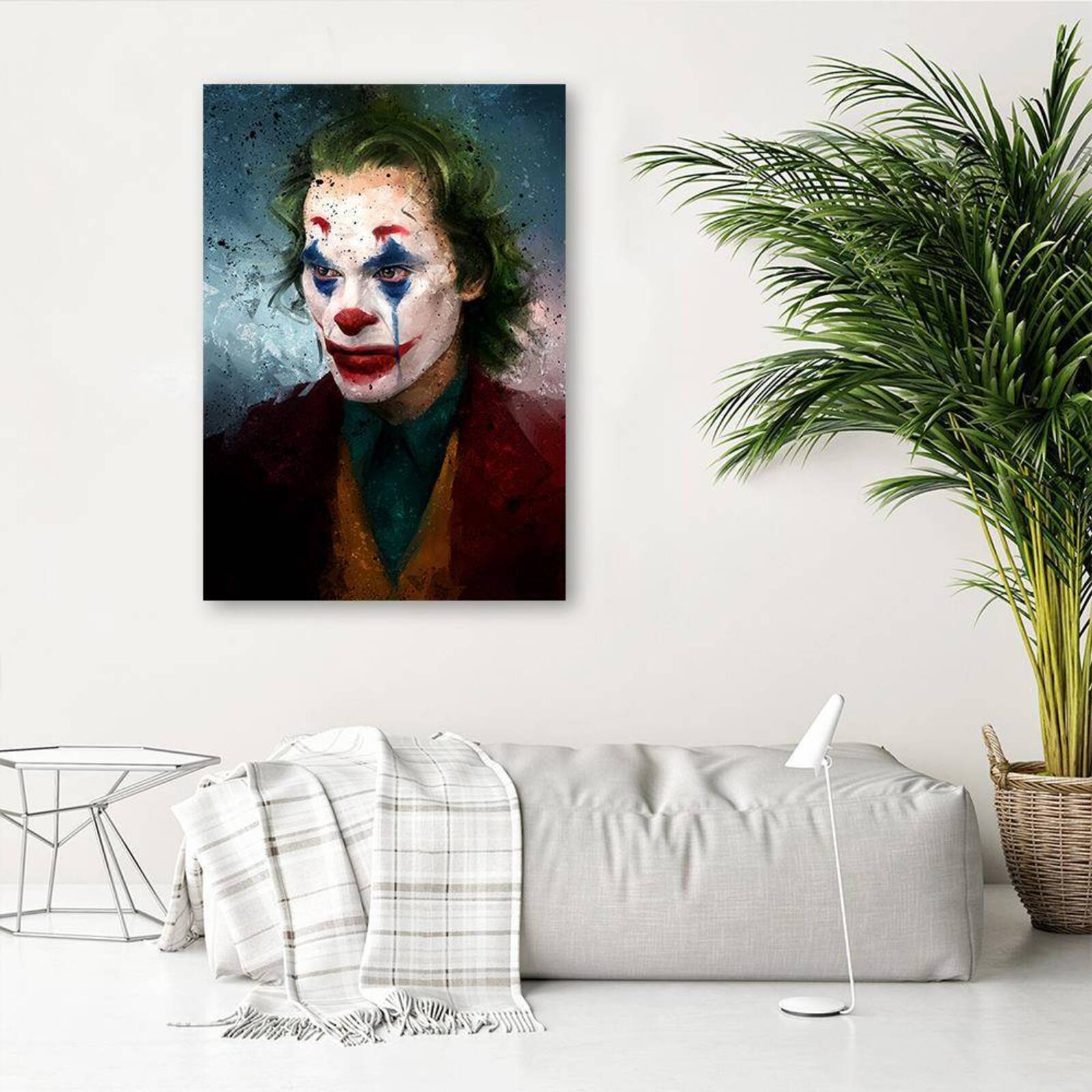 Tableau Joker portrait de Joaquin Phoenix - 50 x 70 cm - 3