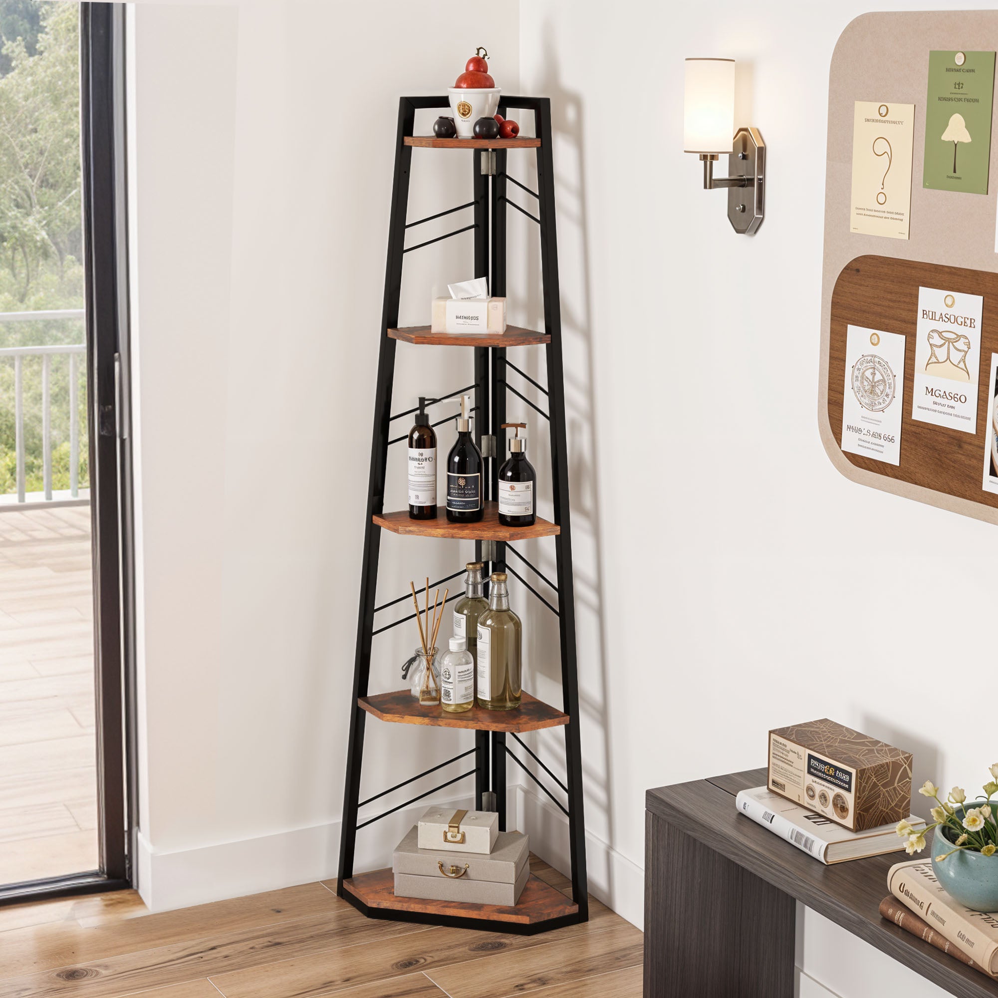 Yitahome Libreria A 5 Ripiani Yitahome Libreria IRONCK Librerie E