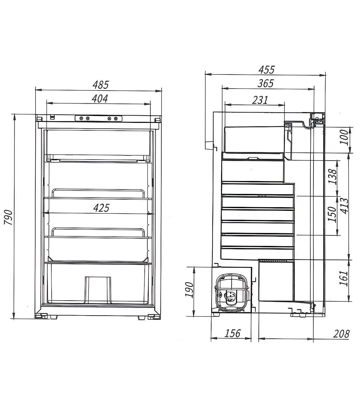 Nevera Congelador 85L Alpicool R85 Compresor LG - 2